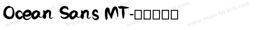 Ocean Sans MT字体转换